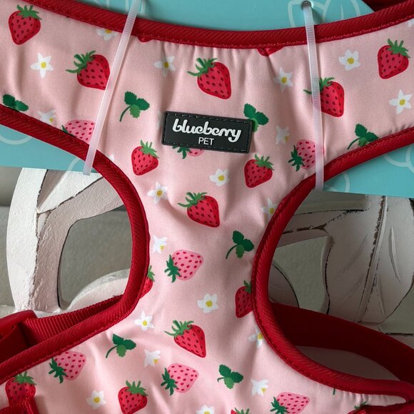 NWT - Blueberry Pet Zesty Fruit - Strawberry - Dog Harness - Size S and M - Picture 2 of 6